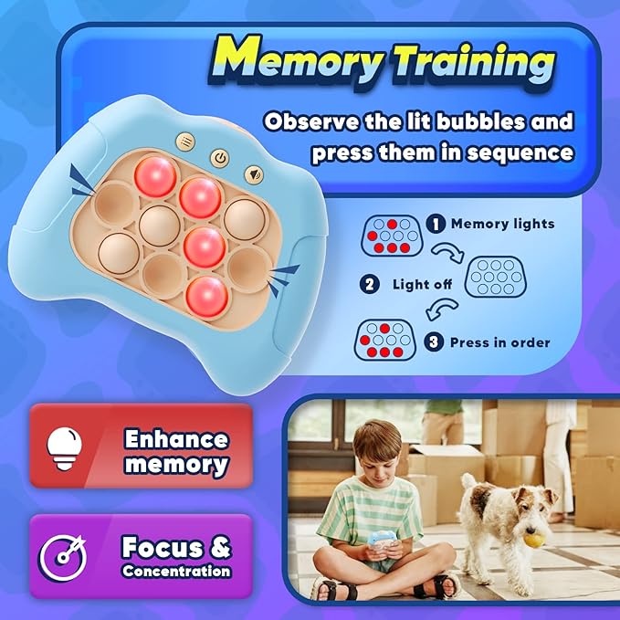 Handheld Game for Kids 6-12, Sensory Fidget Toys for Kids 8-12, Birthday Gifts - Image 3