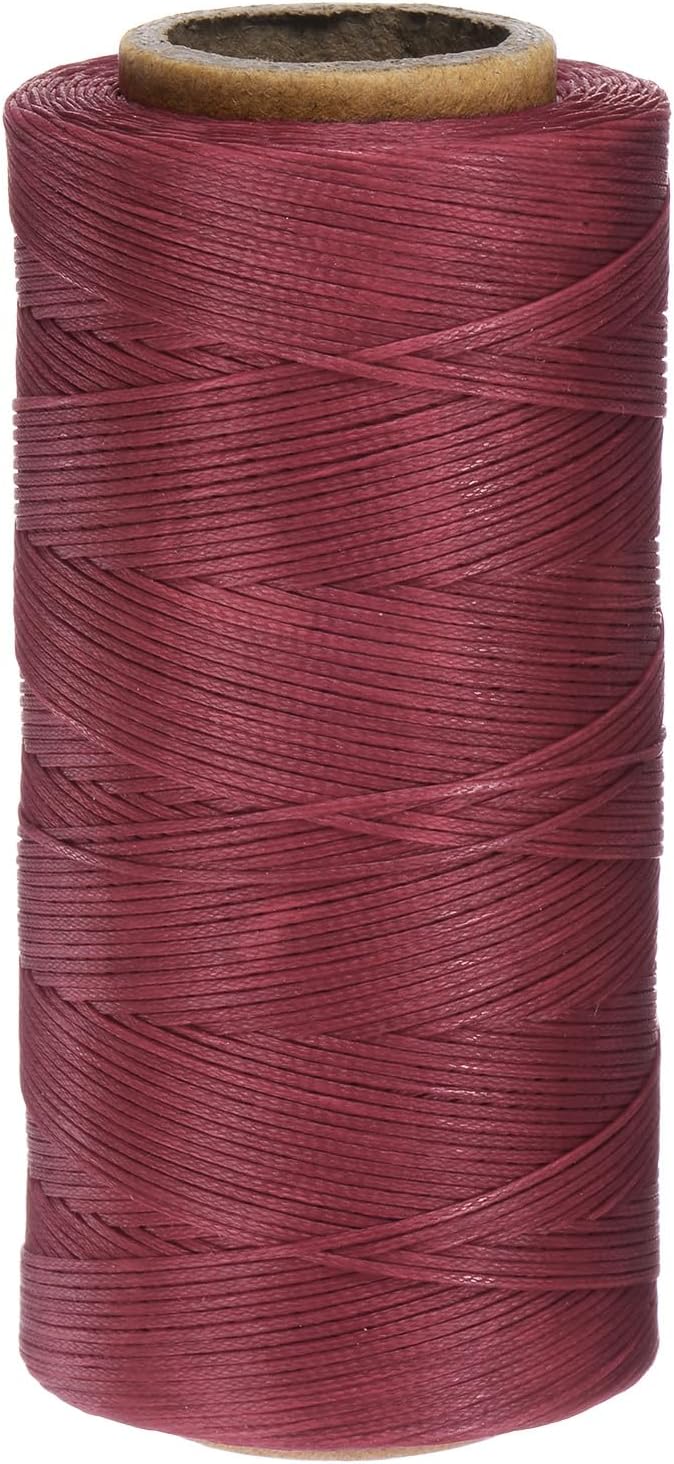 uxcell Leather Sewing Waxed Thread, 284 Yards / 260m 0.8mm 150D Flat Polyester by uxcell