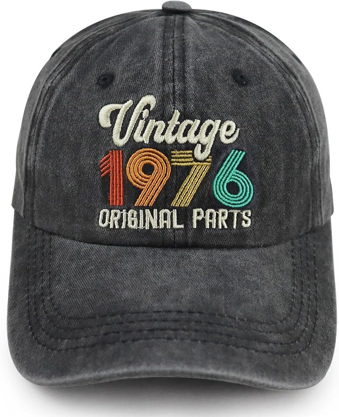90th 80th 70th 60th 50th 40th 30th Birthday Gifts for Women Men, Vintage 1936 1946 1956 1966 1976 1986 1996 Hat