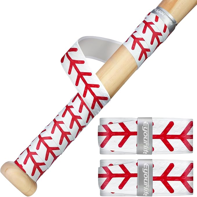 Eyourlife 2/4 Pack Baseball Bat Grip Bat Wraps for Baseball Lifestyle Softball Gifts Pro Feel Non-Slip Elite Batting Grip Tape for Bats Players