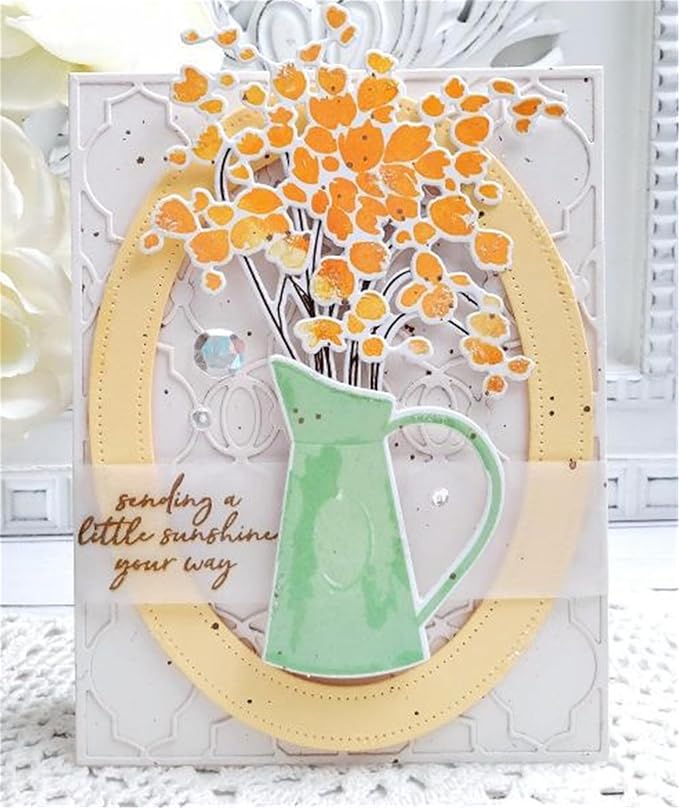 Cutting Dies Metal Stencils Scrapbooking Tools Flowers Lace Frame DIY Embossing - Image 7