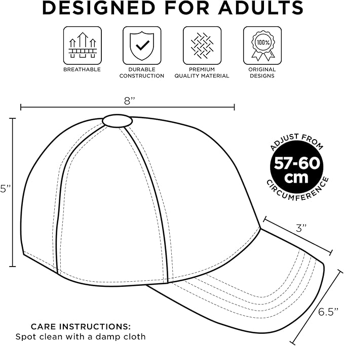 ABG Accessories Superman Hats for Men Baseball Cap
