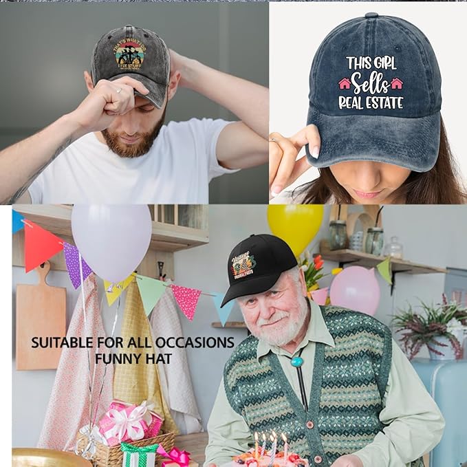 Women Style Baseball Cap, Vintage Adjustable Cotton Cap for Women Mama Grandma, Birthday Gifts for Mother Stepmother
