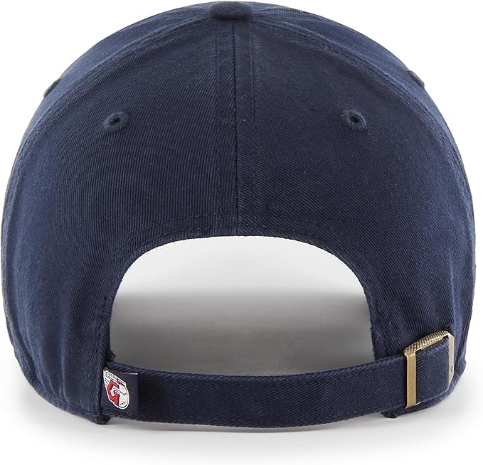 47 Brand MLB Team Color Home Primary Logo Clean Up Adjustable Baseball Cap Hat, Adult One Size Fits All