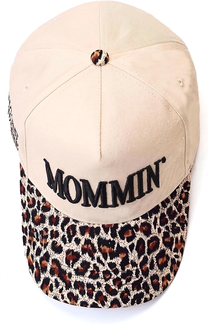 Mommin Trucker Hat, Mothers Day Mom Gifts for Women Baseball Baps Two-Tone Embroidery Mama Hats for Casual Wear