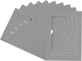 Pack of Ten 8.5x11 Mats Bevel Cut by Poster+Palooza