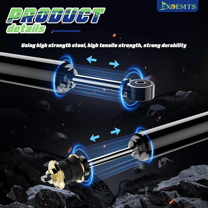 Club Car Shocks, Golf Cart Front Rear Shocks for Club Car DS 1988-up, Precedent 2004-up Gas & Electric Models, Golf Cart Shocks Absorbers, Replaces OEM #1014235 1015813 1010991 1014236, 4PCS