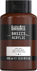 Liquitex BASICS Acrylic Paint, 400ml Bottle, Burnt Umber by Liquitex