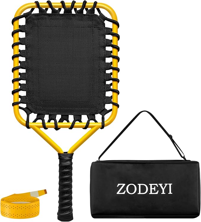 Baseball Racket for Fly Balls, Grounders, and Line Drives - Softball/Baseball Fungo Bat for Coaches and Parents to Help with Auxiliary Training - Attach a Racket Bag and Winding Tape