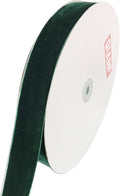 Vintage Hunter Green Velvet Ribbon, 1 Inch X 25Yd by QIANF