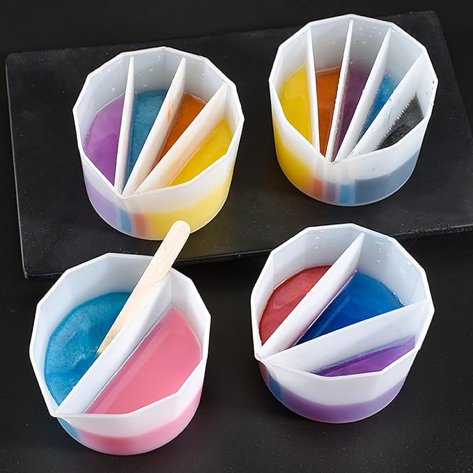 4pc Resin Split Cup Set - Image 3