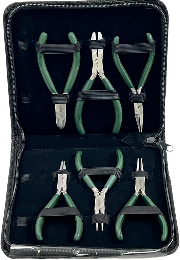 Premium 7-Pcs Jewelers Pliers Set Jewelry Tools Kit -Jewelry Making Pliers Tools - Image 7