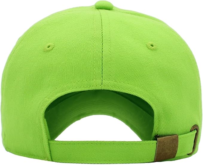 KBETHOS Classic Unisex Cotton Adjustable Low Crown Baseball Cap – Plain Dad Hat