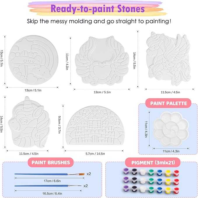 IFLOVE Paint Your Own Stepping Stones - Image 3