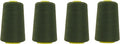 Mandala Crafts 4 Pack of Serger Threads Cones Spools by MandalaCrafts