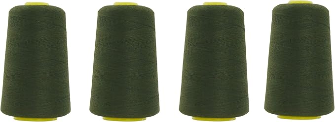 Mandala Crafts 4 Pack of Serger Threads Cones Spools by MandalaCrafts