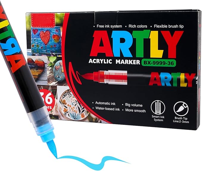 Acrylic Paint Markers, Acrylic Paint Pens, Fabric Markers by Unknown