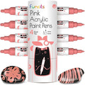 4 Dual Tip Pink Paint Pen Metallic by Funcils
