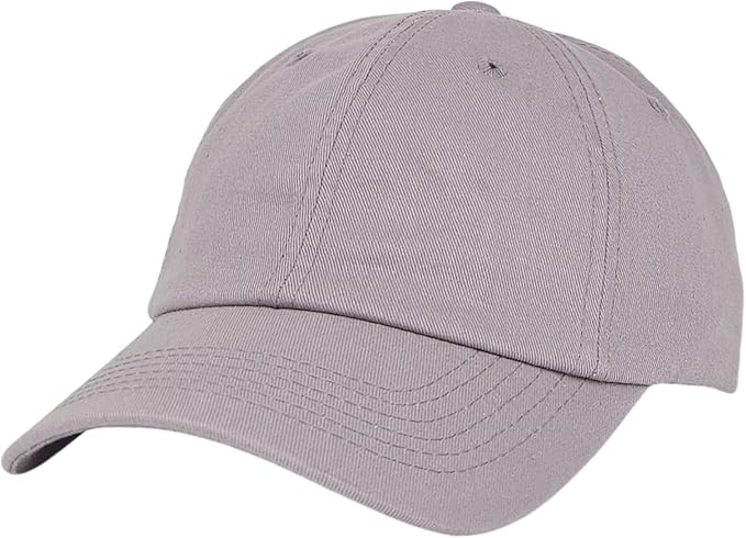 Classic Dad Hat Cotton, Low-Profile Plain Baseball Cap, Adjustable, Breathable and Packable