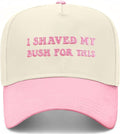 Vintage Canvas Embroidery Funny Hats Put It On My Husband's Tab Hat Adjustable Baseball Cap for Men Women