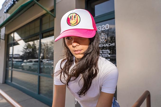 Funky Junque Premium Mesh Snapback Trucker Hat - Stylish Comfort for All - Patriotic, Humor & More