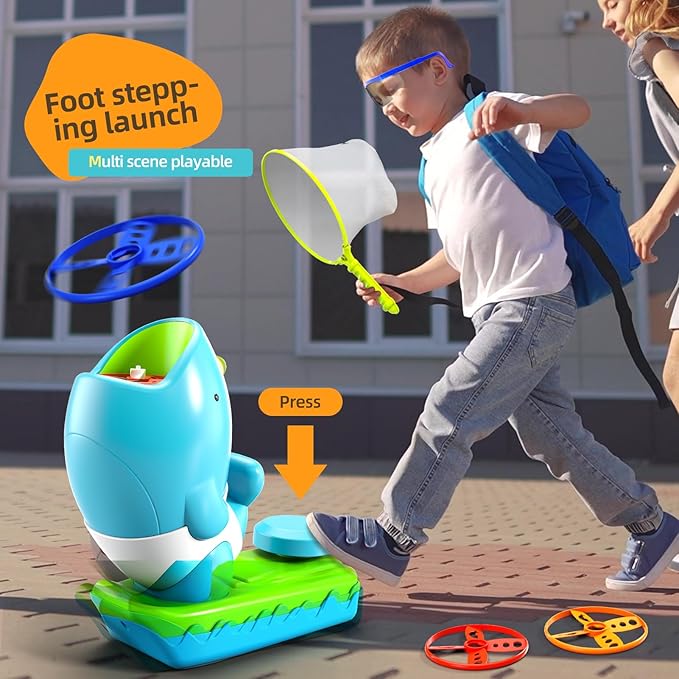 29 PCS Flying Disc Launcher Outdoor Indoor Game Toys Gifts - Image 4