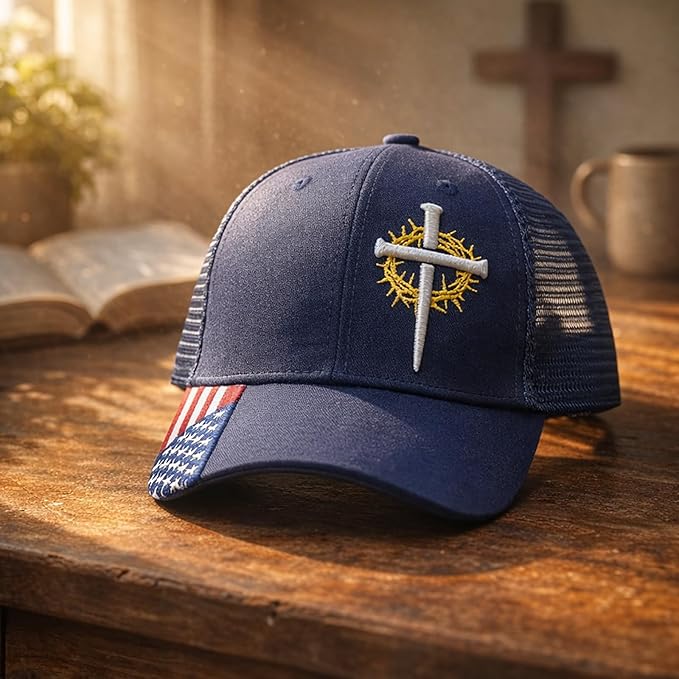 Christian Hats for Men,Cross Hats for Men,Jesus hat,Christian Religious Gifts for Birthday/Christmas