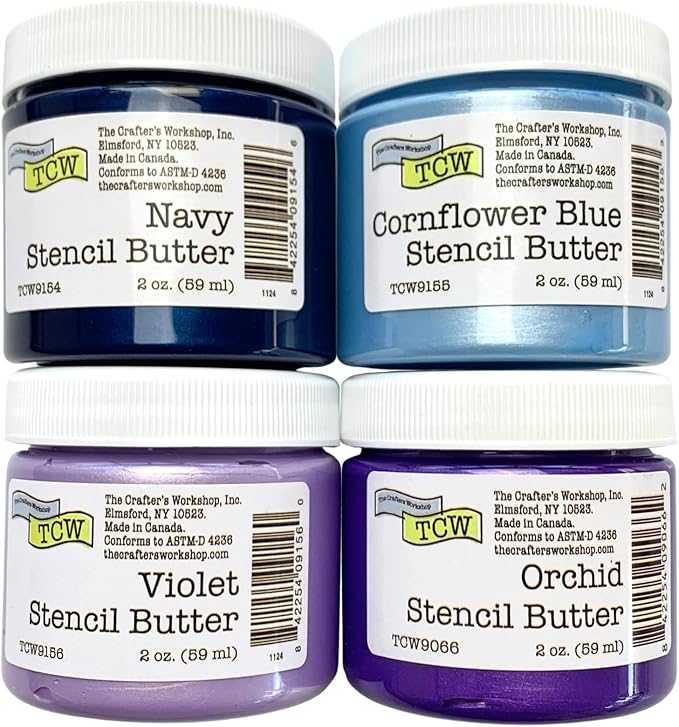 The Crafter's Workshop Stencil Butter Medium, Easy-to-Spread, Adds Shimmer by TheCraftersWorkshop
