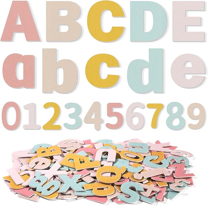 Breling 310 Pieces Felt Bulletin Board Letters Sticker by Breling