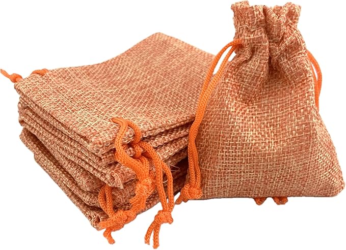 Palmhomee Pack of 25 Burlap Gift Bags by Palmhomee