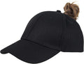 High Ponytail Baseball Hat - Women Messy Bun Hat, Sun Protection Ponycaps Retro Cap