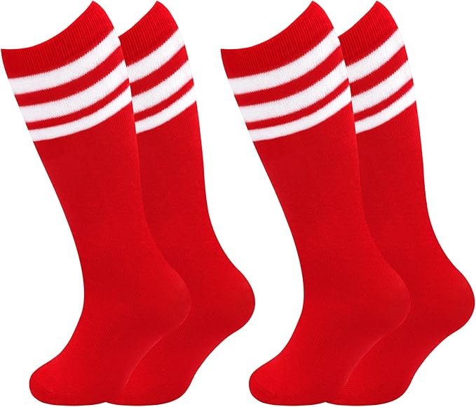 Olreco Toddler Soccer Socks Kids Baseball Socks Youth Softball Sock for Girls Boys Football Sock Boys Athletic Accessories