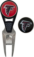 NFL CVX Ball Mark Repair Tool & 2 Ball Markers