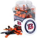 Team Golf NFL Green Bay Packers Jar Of 175 Golf Tees 2-3/4" Golf Tees, 175 Pack, Regulation Size, Multi Team Colors