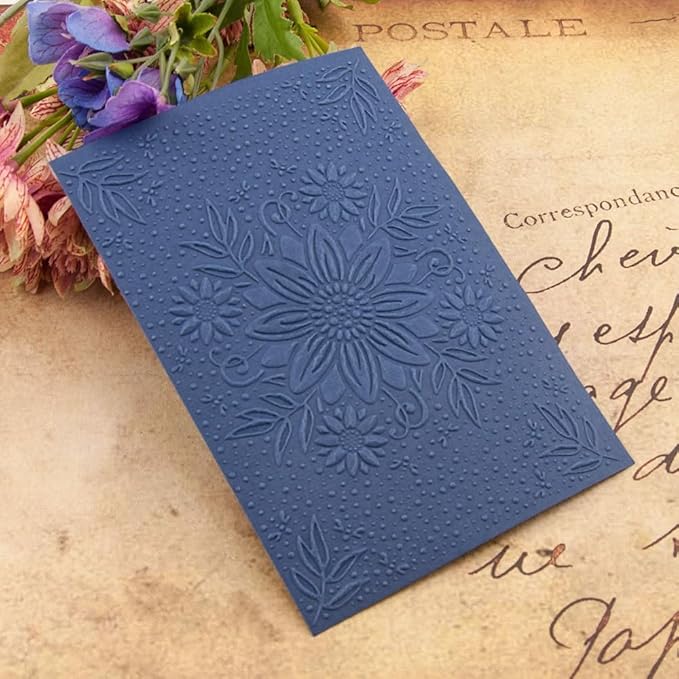 9Pcs Plastic Embossing Folders for Card Making Embossing Machine Template Mold - Image 2