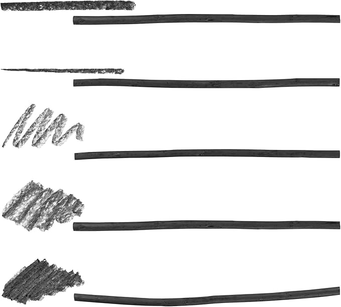 Pacific Arc Artist Vine Charcoal, Artist Vine Charcoal Sticks, Hard and Smooth - Image 4