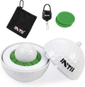 Upgrade Portable Golf Ball Cleaner More Lightweight, Home Golf Ball Washer for Bag, with Replaceable Sponges, Clip-On Design, Premium Golf Accessories Gift
