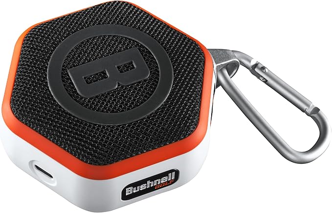 Bushnell Golf Wingman Mini Bluetooth Speaker with GPS Orange