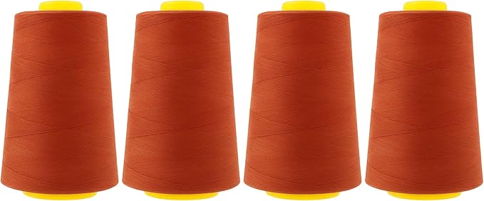 Mandala Crafts 4 Pack of Serger Threads Cones Spools by MandalaCrafts