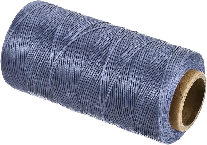 MECCANIXITY Waxed Thread, 197 Yard 1mm 210D Flat Wax Thread Polyester Waxed by MECCANIXITY