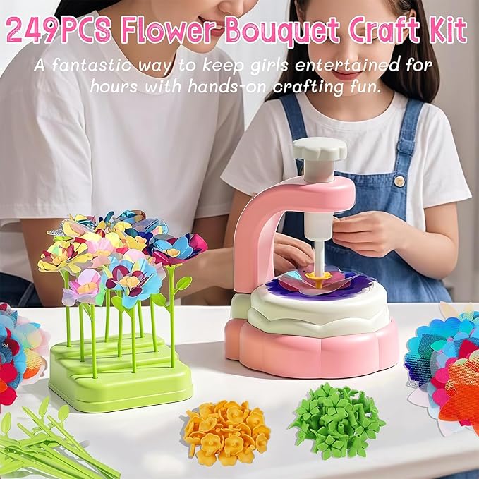 Glintoper Fabric Flower Craft Kit - Image 5