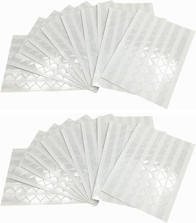 20 Sheet Photo Corners Self Adhesive PVC Paper Photo Foto Corner Stickers - Image 2