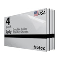 Trotec | Metallic Looking Acrylic Sheet | 12"x24"x1/16, Name Plate | USA Made by TrotecEngravingSupplies