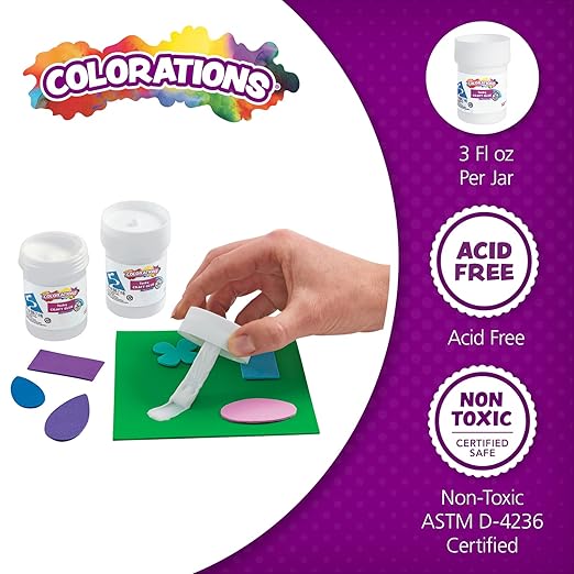 Colorations® Tacky Craft Glue Classroom Pack Jars, Each - Image 2