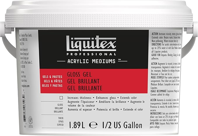Liquitex Professional Gloss Gel Medium, 1.89L Bucket by Liquitex