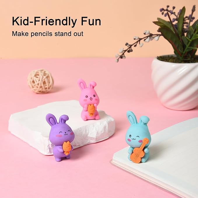 HILAZA 18Pcs Pencil Top Erasers - Image 6