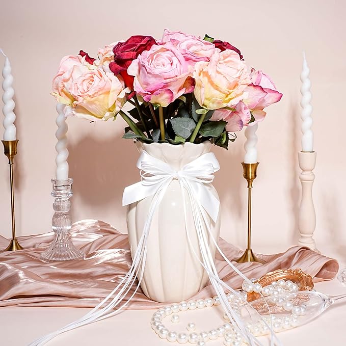 LaRibbons White Satin Ribbon 1 Inch 50 Yards Luxury Double Faced Silk Ribbon - Image 4