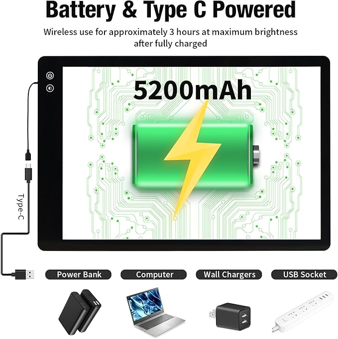 Zocelight Rechargeable A2 Light pad - Image 2