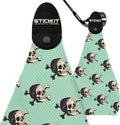 STICKIT Magnetic Golf Towel - Ultra-Absorbent with Waffle Weave Microfiber - Golf Towel with Magnet for Bags, Clubs & Carts - Removes Dirt, Grass, & Debris from Club Face - 29” x 29” (Seafoam Green)