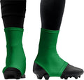 Gridiron Gladiator Football Spats - Spat Cleat Covers for Youth or Adult - Cover Cleats for Baseball Soccer Football - Shoe Sleeves - Sports Gear - Green - Large